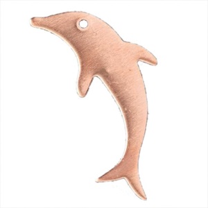 Kobberfigur, Delfin